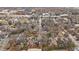Aerial view of neighborhood with houses, trees and skyline in the distance at 789 Cooper Sw St, Atlanta, GA 30315