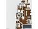 3D first floor plan shows the layout of multiple bedrooms, kitchen, and living spaces at 789 Cooper Sw St, Atlanta, GA 30315