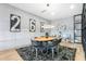 Office conference room with round table and modern chandelier at 260 18Th Nw St # 10202, Atlanta, GA 30363