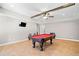 Basement featuring a pool table and television at 404 N Cascades Cir, Canton, GA 30114