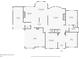First floor plan showing kitchen, living room, dining room, breakfast nook, office, foyer, garage and bedroom at 404 N Cascades Cir, Canton, GA 30114