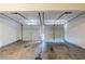 Two-car garage with automatic doors, providing secure parking and storage space at 445 Skif Pond Ct, Atlanta, GA 30349
