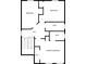 Upstairs floor plan featuring two bedrooms, two bathrooms, and a primary bedroom with a walk-in closet at 202 Nathan Sw Rd, Atlanta, GA 30331
