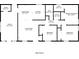 Detailed floor plan showcasing the layout of the home including room dimensions and names at 2973 Cambridge Sw Dr, Atlanta, GA 30331