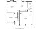 Floor plan showcasing the layout of the home's first floor at 2154 Dodson Woods Dr, Fairburn, GA 30213