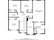 Layout of second floor showing bedrooms, bathrooms, and walk-in closet at 2154 Dodson Woods Dr, Fairburn, GA 30213