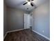 Bright bedroom with neutral paint and vinyl wood flooring at 3564 Sage Dr, Lithia Springs, GA 30122