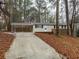 Cozy single-story home with a covered parking area and wooded surroundings at 3564 Sage Dr, Lithia Springs, GA 30122