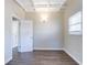 Bright bedroom featuring wood floors and a window to let in natural light at 1584 Belva Ave, Decatur, GA 30032