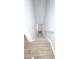 View down modern wooden stairs at 5582 Windwood Rd, Atlanta, GA 30349