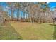 Spacious backyard featuring trees, providing a serene and private outdoor space at 127 Hyde Way, Dallas, GA 30157