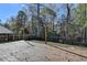 A spacious wood deck for outdoor gatherings with string lights and a charming wood fence at 2697 Links Overlook Drive Dr, Dacula, GA 30019