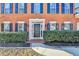 A close up shot of the front entrance that leads to the interior of the home at 2697 Links Overlook Drive Dr, Dacula, GA 30019