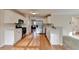 Modern kitchen with stainless steel appliances and white cabinets at 2697 Links Overlook Drive Dr, Dacula, GA 30019