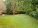 A sprawling backyard with lush green grass and mature trees, providing privacy at 3681 Donavan Ct, Decatur, GA 30034