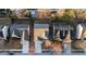 Bird's eye view of the home showcasing its surrounding neighborhood, roof, driveway, and yard at 2496 Gristhaven Ln, Buford, GA 30519