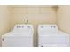 Laundry area featuring a washer and dryer at 2496 Gristhaven Ln, Buford, GA 30519