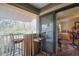 Balcony with chairs and table looking into the main bedroom at 2937 Torreya Way, Marietta, GA 30067
