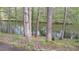 Scenic view of the waterfront surrounded by tall trees at 8155 Stone Hill Rd, Cumming, GA 30028
