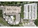 Aerial view of building featuring a pool, and on-site parking close to the Atlanta Beltline at 821 Ralph Mcgill Ne Blvd # 3201, Atlanta, GA 30306