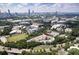An aerial view of Freedom Height Lofts with a glimpse of the Atlanta skyline in the distance at 821 Ralph Mcgill Ne Blvd # 3201, Atlanta, GA 30306