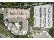 Aerial view of building featuring a pool, and on-site parking close to the Atlanta Beltline at 821 Ralph Mcgill Ne Blvd # 3201, Atlanta, GA 30306