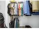 Walk-in closet with hanging rods filled with clothes at 821 Ralph Mcgill Ne Blvd # 3201, Atlanta, GA 30306