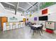 Modern common room with breakfast bar, tables, and chairs at 821 Ralph Mcgill Ne Blvd # 3201, Atlanta, GA 30306