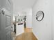 Welcoming entryway with hardwood floors, neutral walls, and a stylish mirror at 821 Ralph Mcgill Ne Blvd # 3201, Atlanta, GA 30306