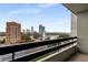 The condo features a private balcony with city views at 2660 Peachtree Nw Rd # 14D, Atlanta, GA 30305