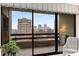 Enjoy city views from the condo's private balcony at 2660 Peachtree Nw Rd # 14D, Atlanta, GA 30305