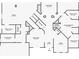 Detailed first floor layout including kitchen, dining, office, pantry, and laundry room at 2046 Chambord Way, Snellville, GA 30078
