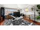 This office has beautiful black and white floor covering, a computer setup, and stylish decor at 2046 Chambord Way, Snellville, GA 30078