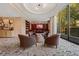 Clubhouse lounge featuring comfortable seating, large windows, and stylish decor at 2575 Peachtree Ne Rd # 8D, Atlanta, GA 30305