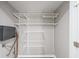 Storage room with white wire shelving and concrete floors at 3481 Lakeside Ne Dr # 2303, Atlanta, GA 30326