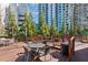 Spacious outdoor deck with seating, perfect for gatherings and enjoying the city view at 3481 Lakeside Ne Dr # 2303, Atlanta, GA 30326