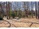 Shaded picnic area provides a relaxing spot in a natural, wooded park setting at 1564 Spring Se St, Smyrna, GA 30080