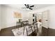Bright office space featuring an area rug, fan, and desk at 320 Woodlake Ct, Alpharetta, GA 30005