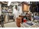 Functional laundry room with washer, dryer, shelving and ample storage space at 800 Glenairy Dr, Atlanta, GA 30328