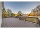 Wooden deck showing view to the rest of the backyard of the home at 403 Tea Olive Ct, Canton, GA 30115