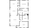 Detailed floor plan showcasing the layout with kitchen, dining area, bedrooms, and bathrooms at 1964 Hollywood Nw Rd, Atlanta, GA 30318