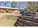 Close up on the home's address sign and the brick base of the home at 2446 Sunset Ne Dr, Atlanta, GA 30345