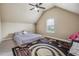Spacious bedroom with vaulted ceiling, ceiling fan, neutral paint and plush carpet at 4205 Idlewood Dr, Cumming, GA 30040
