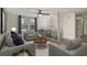 Stylishly furnished living room with modern seating and decorative accents at 6645 Doublegate Ln, Rex, GA 30273