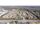 Birds-eye view of community with a mix of townhomes and single-Gathering houses, showcasing the neighborhood layout at 4916 Kentwood Dr, Marietta, GA 30068