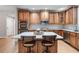 Beautiful kitchen featuring custom cabinets, stainless steel appliances, and a large center island at 2914 Stanway Ave, Douglasville, GA 30135