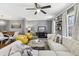 Cozy living room features hardwood floors, neutral walls, and comfortable seating at 3597 Embry Cir, Atlanta, GA 30341