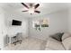 Comfortable bedroom with a desk, sofa, and television at 655 Mead Se St # 7, Atlanta, GA 30312