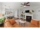 Inviting living room featuring a fireplace, comfortable seating, and open floor plan at 655 Mead Se St # 7, Atlanta, GA 30312