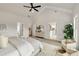 Spacious main bedroom leading into the en suite bathroom with dual vanities at 1629 Phillips Rd, Lithonia, GA 30058